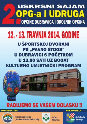 2. Uskrsni sajam OPG-a i udruga općine Dubravica i okolnih općina