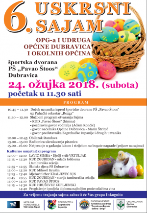 6. Uskrsni sajam OPG-ova i udruga - Dubravica