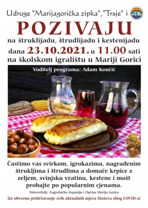 Štruklijada, štrudlijada i kestenijada u Mariji Gorici