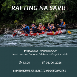 Rafting na Savi 2026.